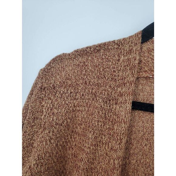 Love Ellie‎ Women's Brown long line cardigan duster with pockets Size Large - Picture 2 of 6